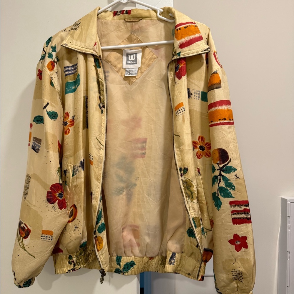 Colorful Floral Patterned Jacket